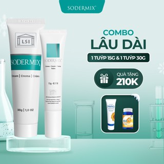   Tặng Kem Helia & Vitamin C  Combo Kem Bôi Viêm Da Cơ Địa Sodermix Hỗ Trợ Giảm Ngứa Chàm Sữa Tổ Đỉa 