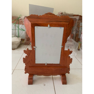 khung ảnh thờ gỗ hương mặt kính