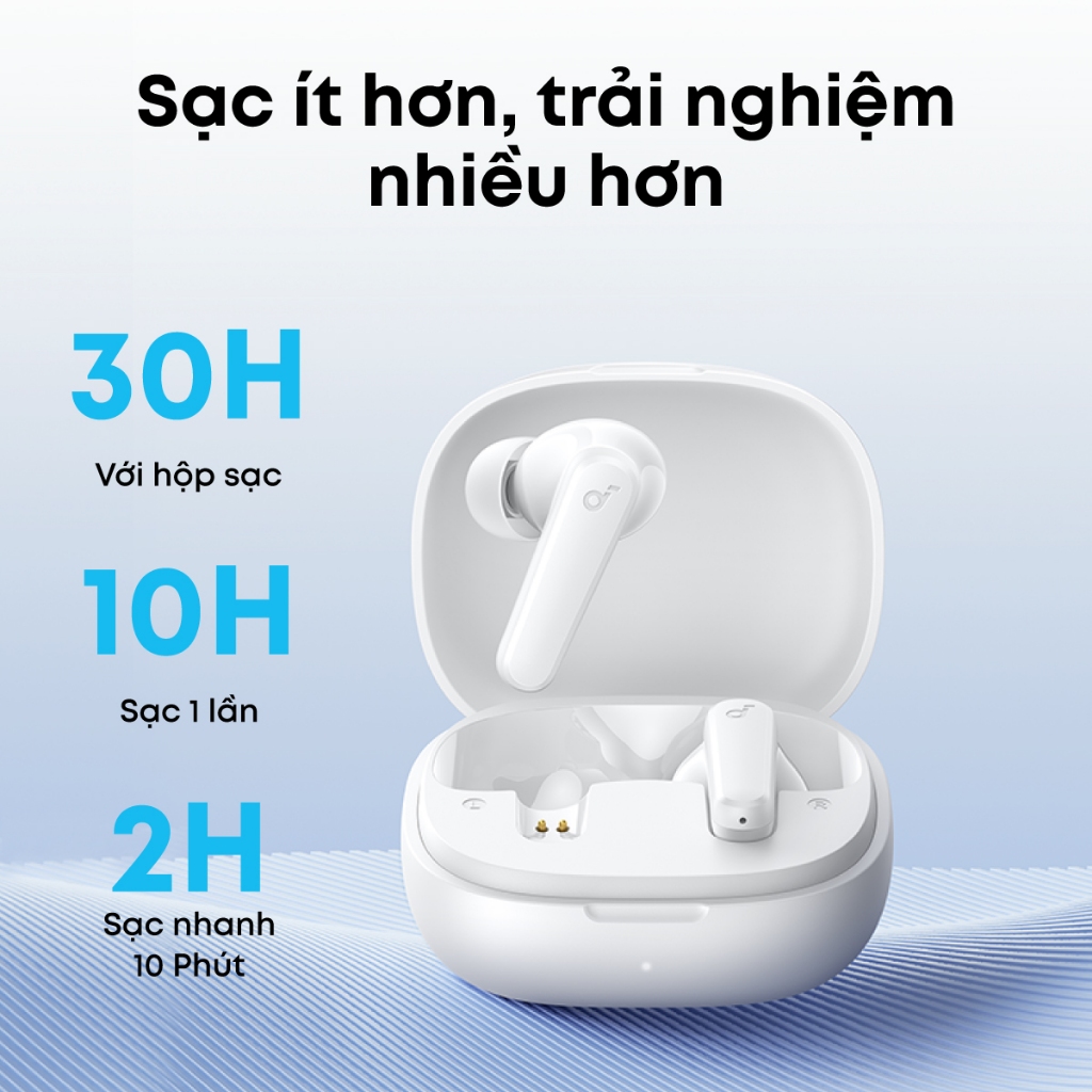 Tai nghe bluetooth soundcore R50i (P20i) siêu nhỏ gọn | 30 giờ phát nhạc | Chống nước IPX5 | Tích hợp phiên dịch | BigBuy360 - bigbuy360.vn