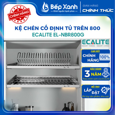 [FREESHIP HCM] Kệ chén cố định tủ trên Ecalite EL-NBR800G - Tủ phù bì 800mm
