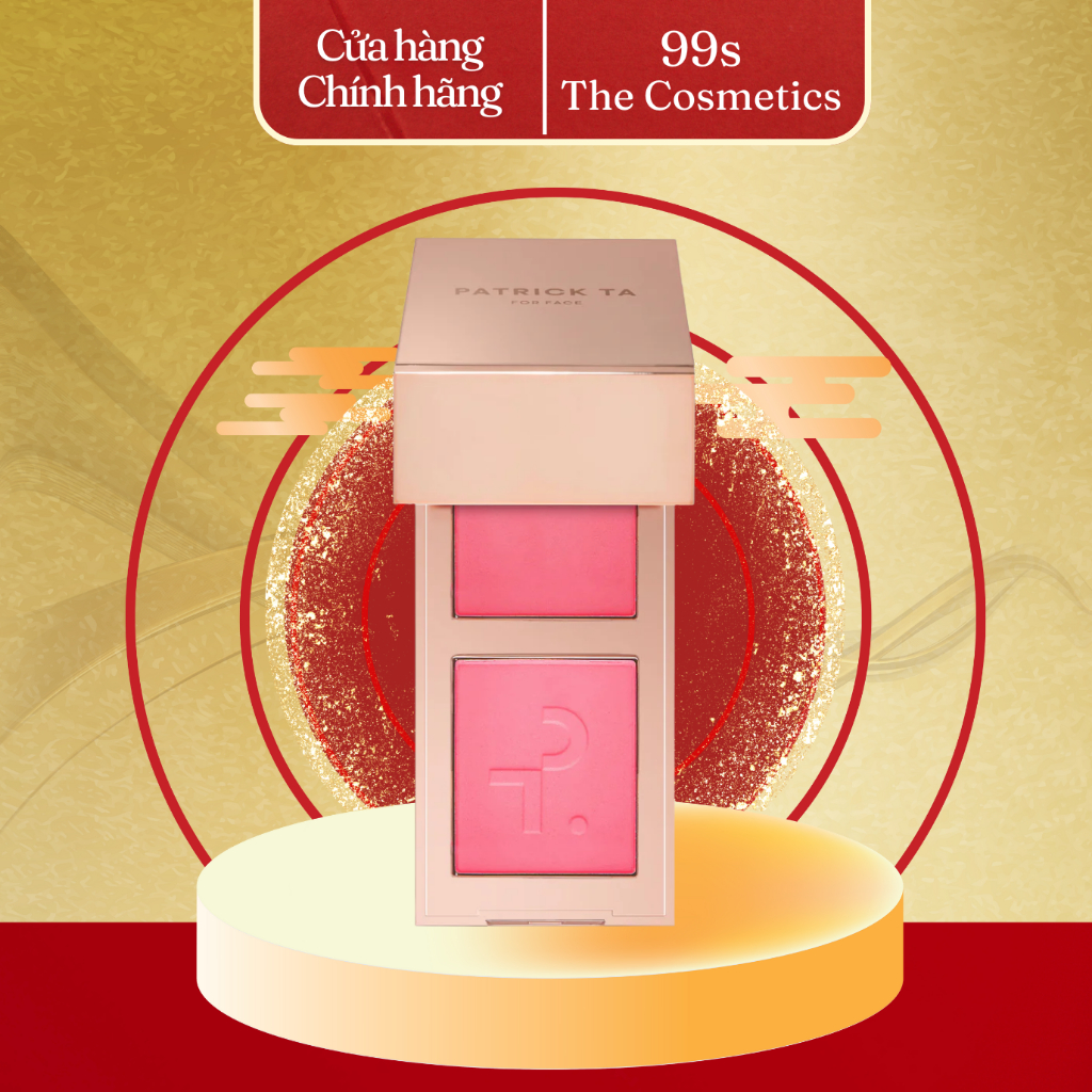 [Bill US-Minisize] Má hồng Patrick Ta Mini Major Headlines Double-Take Crème & Powder Blush Duo