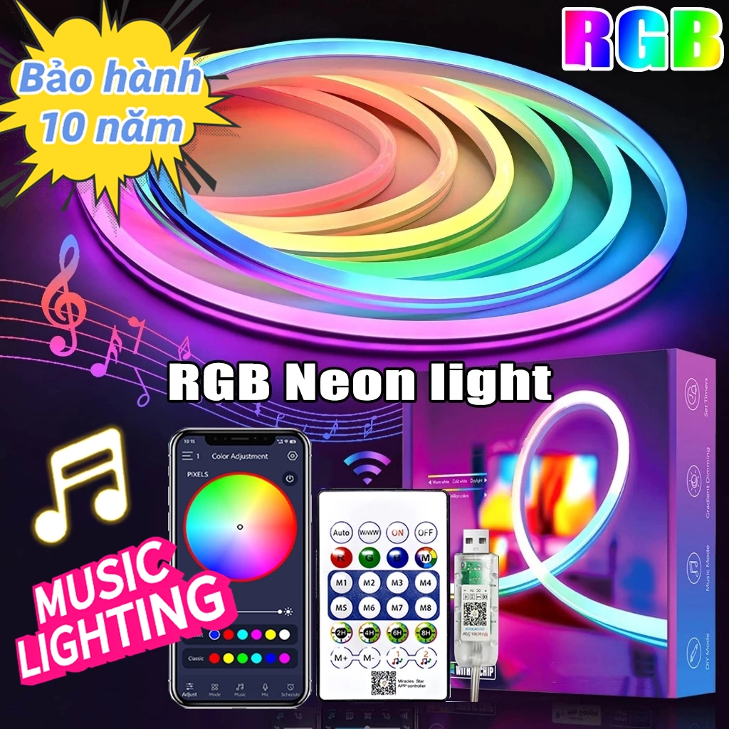 Đèn neon 1M-10M 5V ARGB