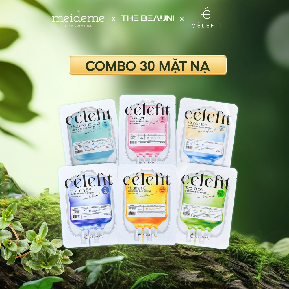 [COMBO 30] Mặt Nạ Dưỡng Da Celefit Essential Mask 25g