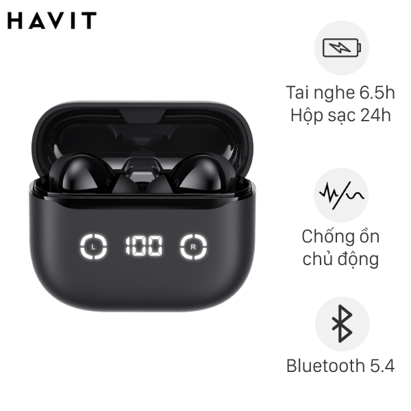Tai nghe Bluetooth True Wireless Havit LIFE NC01T TW984