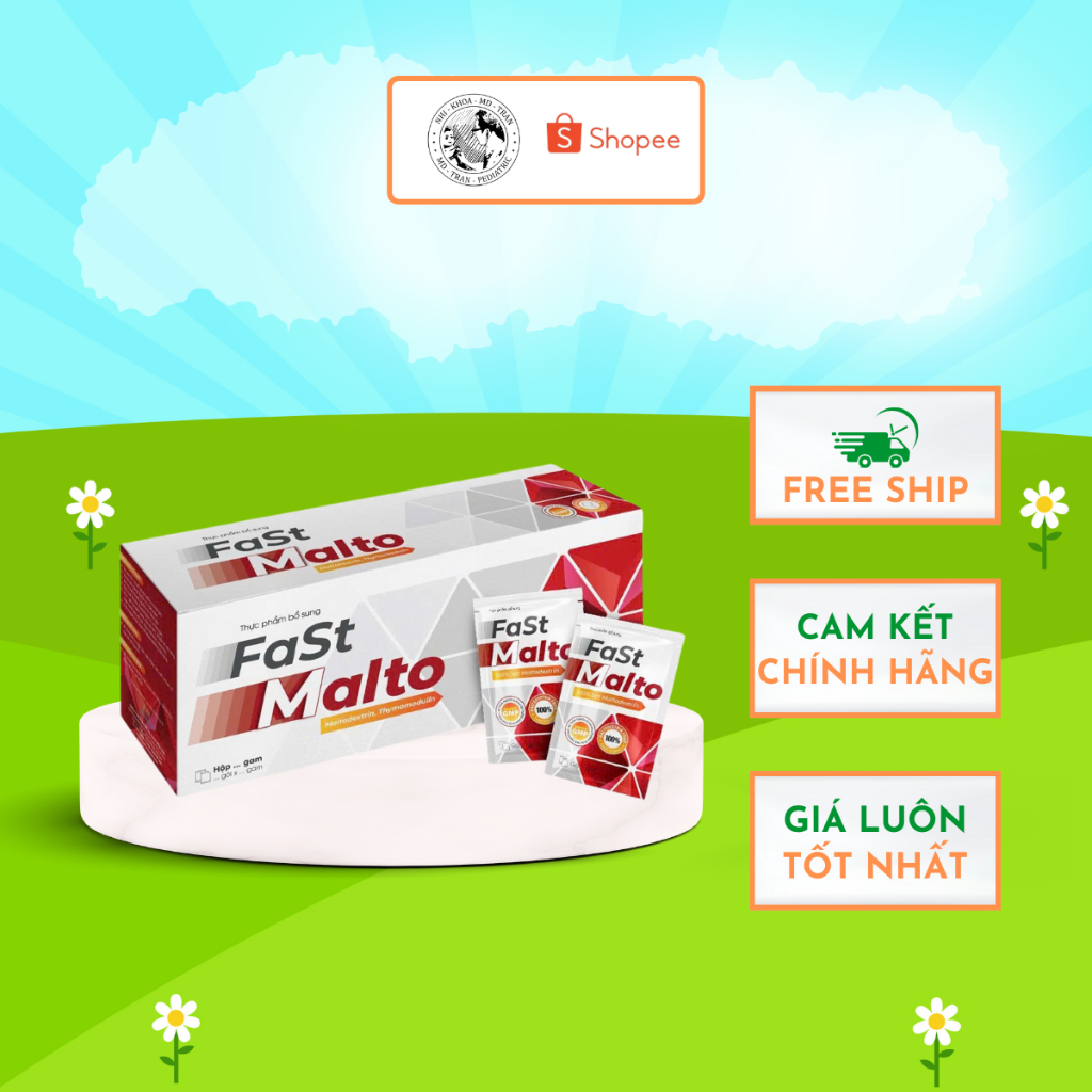 Fast Malto – Bột Malto Bổ Sung Năng Lượng & Dinh Dưỡng | Hỗ Trợ Tiêu Hóa – Tăng Thể Lực – Dùng Cho N
