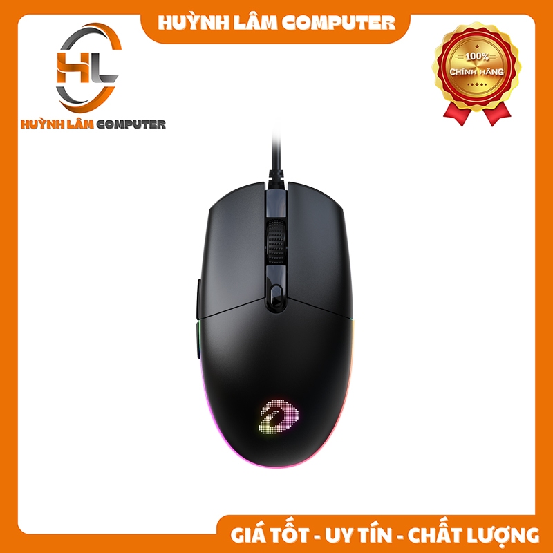 Chuột Gaming DareU EM911 | RGB, 10000 DPI - Chính Hãng