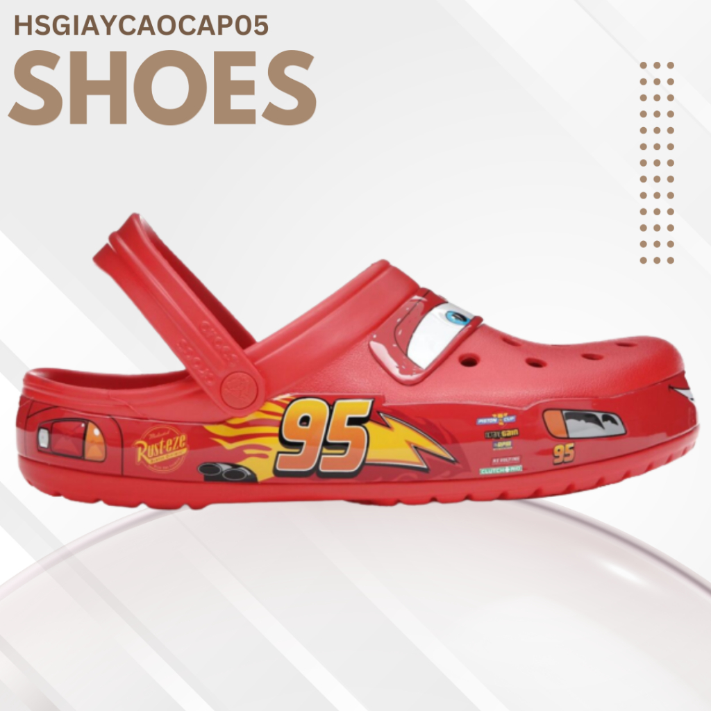 [ Best Quality ] Dép _Crocs Car McQueen/Crocs _Bape Đủ Màu Full Box