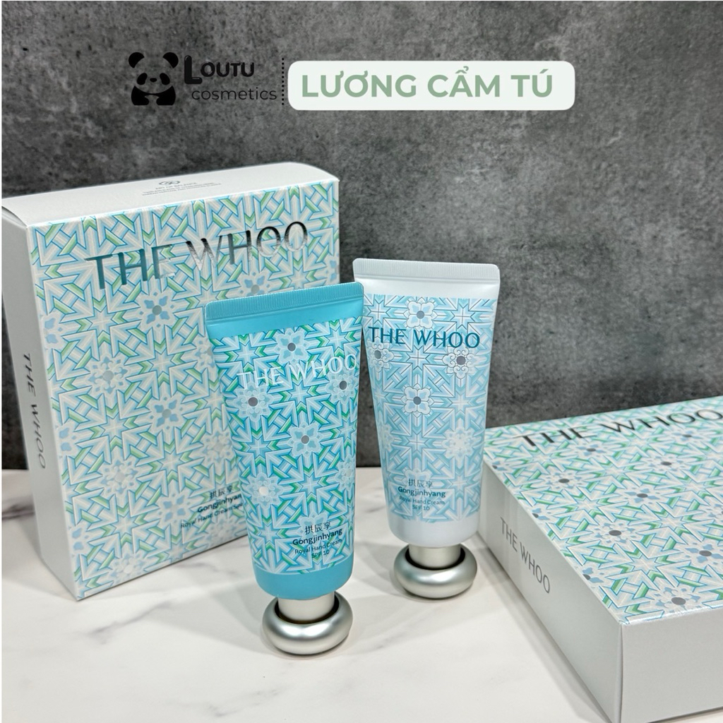 [𝐀𝐔𝐓𝐇𝐄𝐍𝐓𝐈𝐂-Loutu] Kem Dưỡng Da Tay Whoo Royal Hand Cream Limited Edition 60ML+60ML