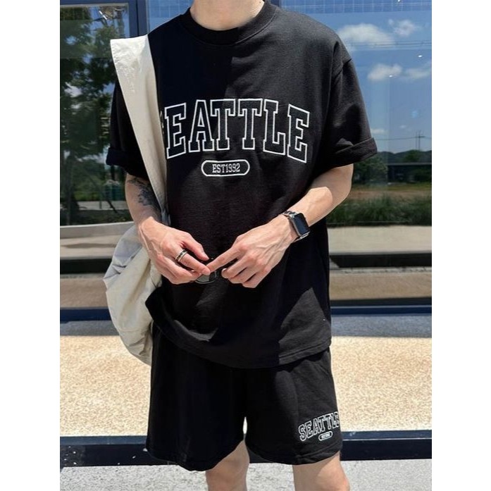 Đồ Bộ Thun Nam Cotton Cao Cấp SEATTLE Local Brand KENMINE CLUB