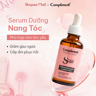 Serum Da Đầu Compliment Phục Hồi Dưỡng Ẩm Sâu, Làm Dịu, Bảo Vệ Chân Tóc Khỏe 50ml