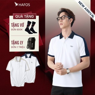    NEW   Áo Polo Nam tay ngắn PLAIN HAFOS polo nam trơn phối viền tinh tế vải Smart Pique dày dặn dễ phối 