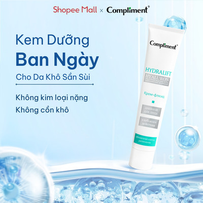 Kem Dưỡng Da Ngày Compliment Hydralift Hyaluron Cấp Ẩm Sâu, Da Căng Bóng & Mờ Nhăn 50ml