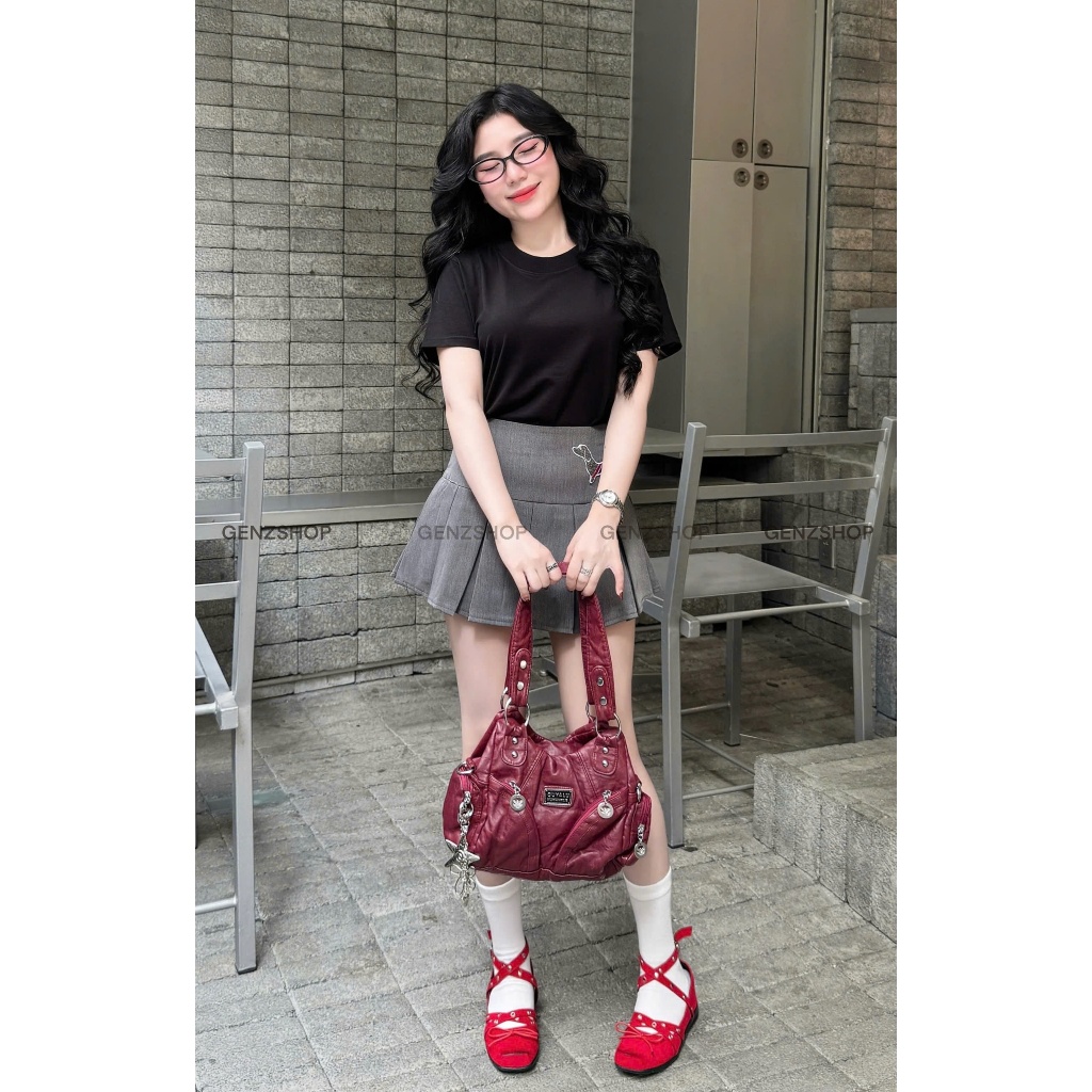 Áo Thun Nữ Babytee Trơn Basic 250GSM Cotton 2C Thoáng Mát BST Genz26 | BigBuy360 - bigbuy360.vn