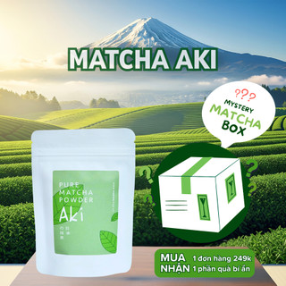  Bột Matcha  AKI Nhập Khẩu Nhật Bản Chính Hãng Dùng Trong Pha Chế Làm Bánh Đắp Mặt Nạ Trà Đạo 