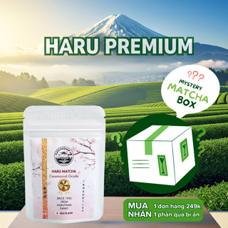  Matcha Haru Premium - Bột matcha Nguyên Chất Ceremonial Cao Cấp Nhật Bản 