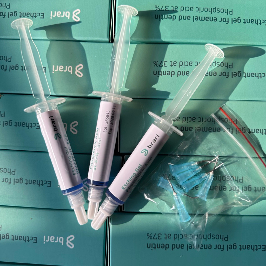 Gel Etching Brari 37% Làm Sạch Răng – Axit Photphoric 5ml Made in Brazil