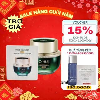  Combo 50 Gói kem dưỡng sáng da chống lão hóa Ohui phyto vital Prime Advancer ampoule capture cream 