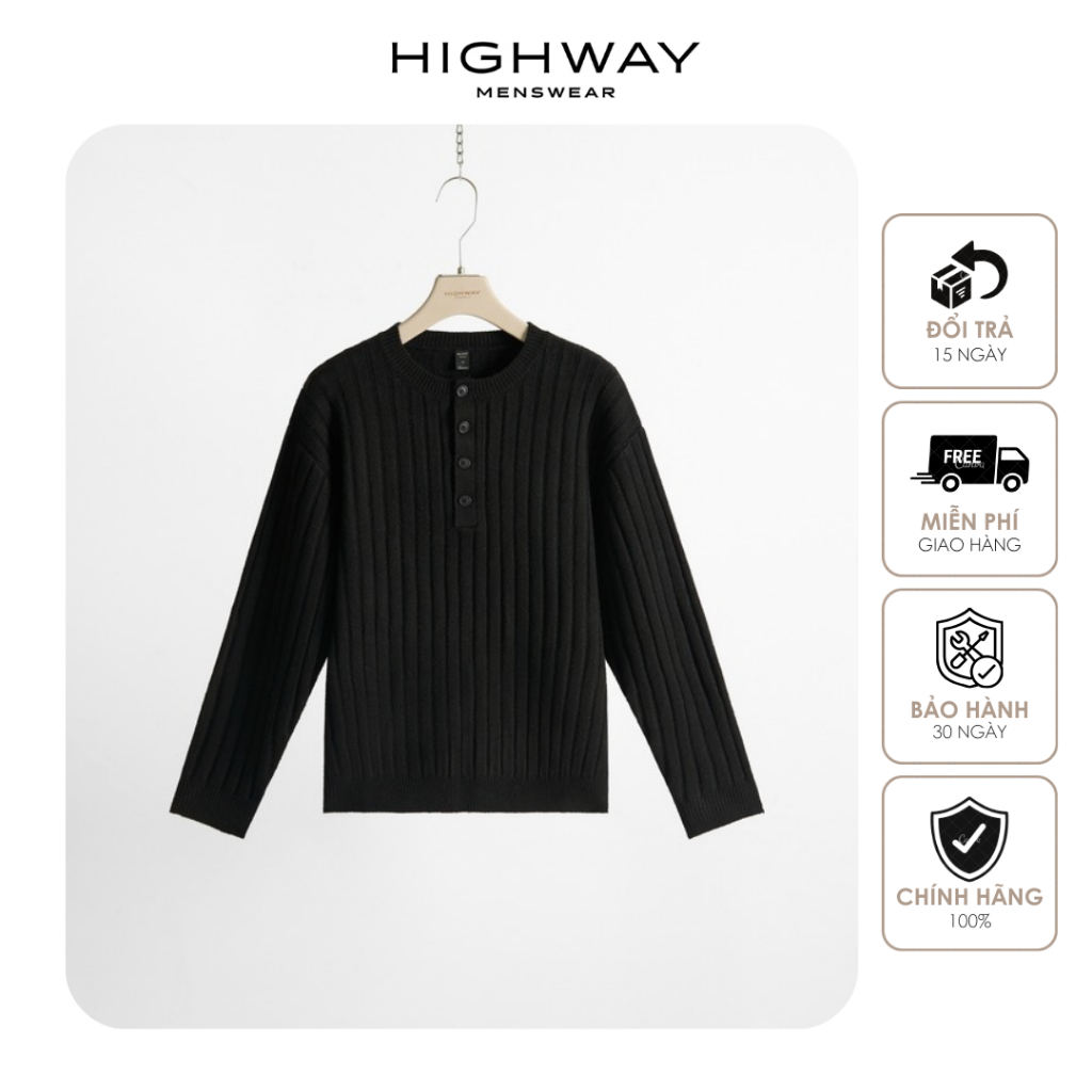 Áo len nam dài tay bền đẹp Highway (Menswear) Otis