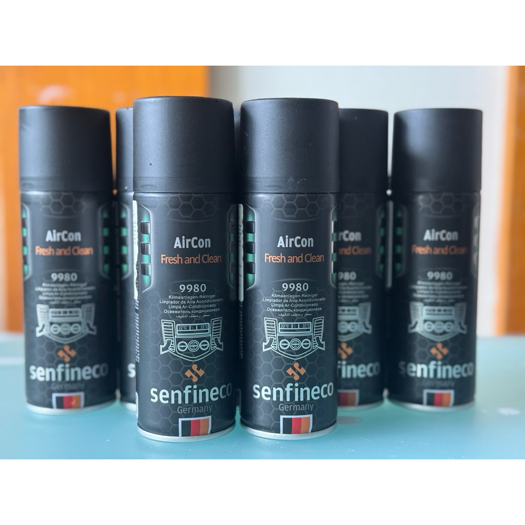 Dung Dịch Khử Mùi Oto Và Làm Sạch Dàn Lạnh Senfineco 9980 [200ml] - Aircon Fresh And Clean