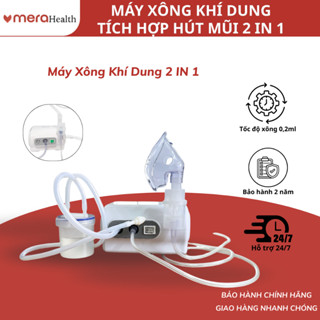 Máy Xông Khí Dung OROMI 2 Trong 1 Kèm Hút Mũi, Công Suất Lớn Hạt Sương Mịn C28M