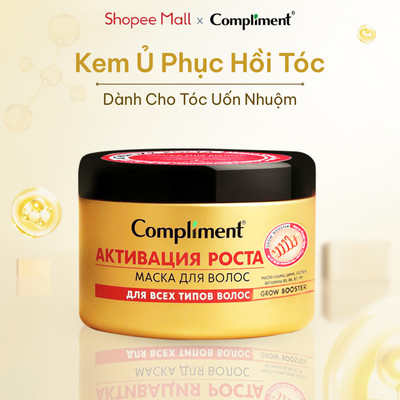 Kem Ủ Tóc Compliment Keratin Phục Hồi Hư Tổn, Giảm Khô Xơ & Gãy Rụng Cho Tóc Uốn Nhuộm 500ml