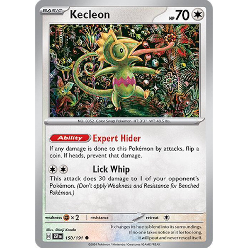 Kecleon 150/191 Pokemon Card Common