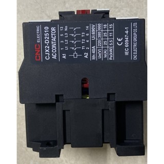 (CNC) Contactor 3pha CJX2 - 2510 1NO/1NC điện áp cuộn hút điều khiển 380-220-110-48-36-24