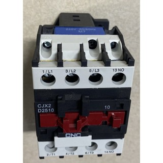 (CNC) Contactor 3pha CJX2 - 2510 1NO/1NC điện áp cuộn hút điều khiển 380-220-110-48-36-24