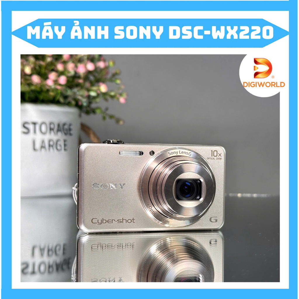 Máy ảnh KTS Sony DSC-W220 . 12.1 Megapixel