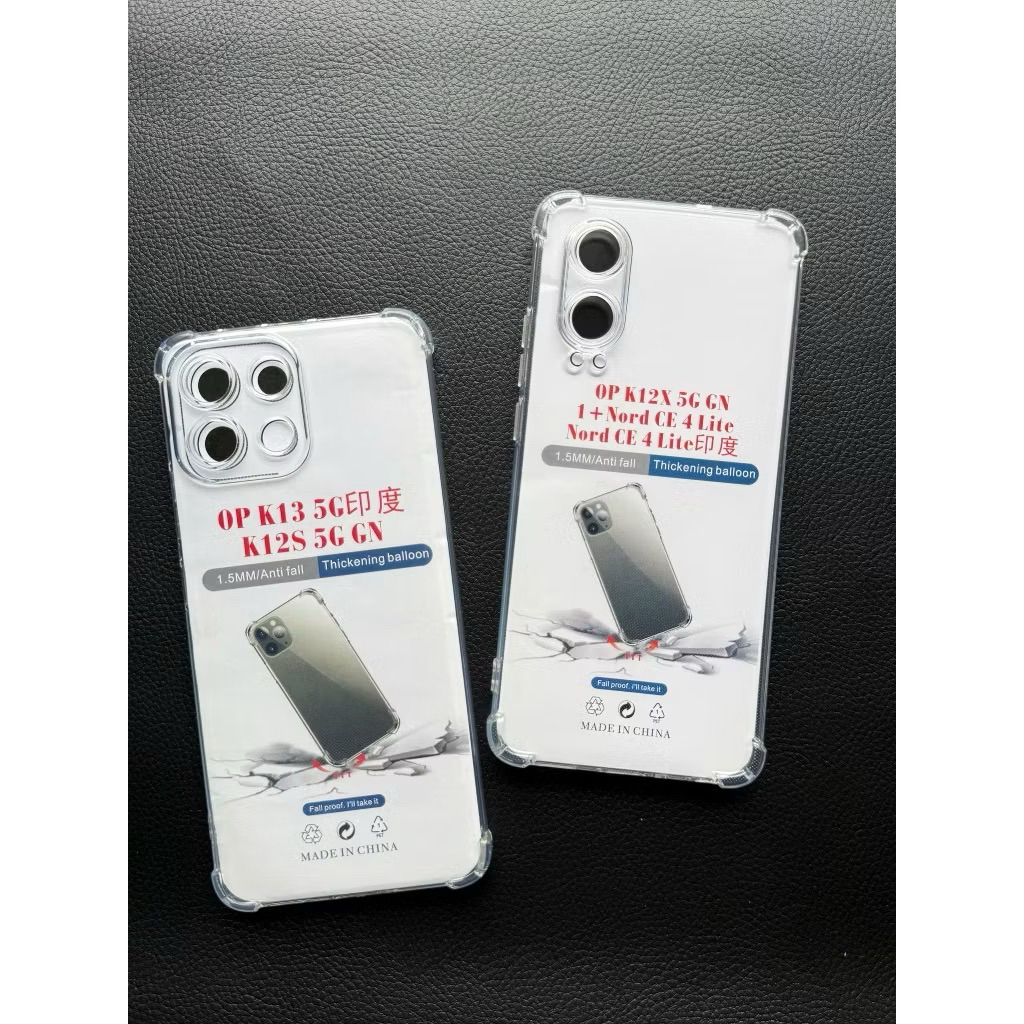 Ốp Lưng Dẻo TPU cho Oppo K12X / K12S Gờ cai 4 góc trong suốt bảo vệ máy