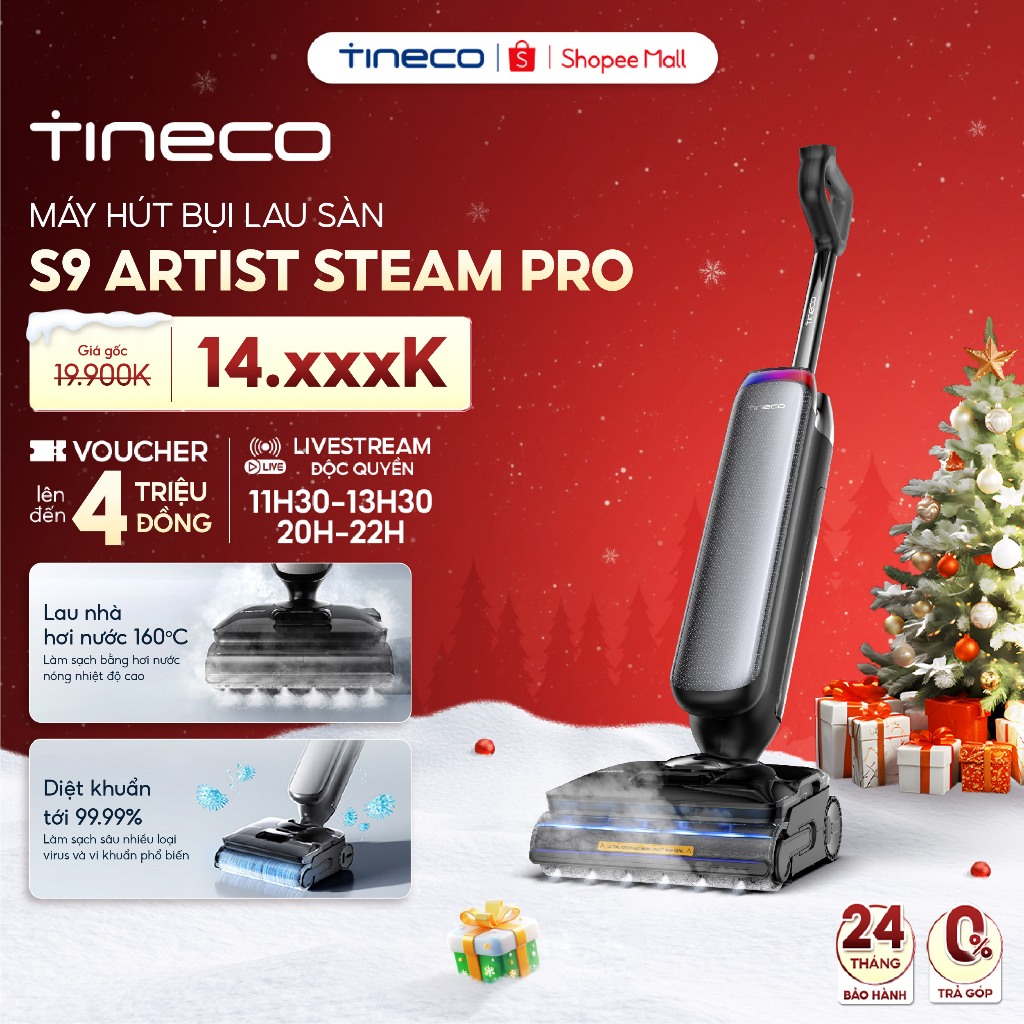 Máy hút bụi lau sàn Tineco Floor One S9 Artist Steam Pro/S6 Stretch Pro/Switch S7Stretch/ S7StretchSteam/ S6 Stretch Max