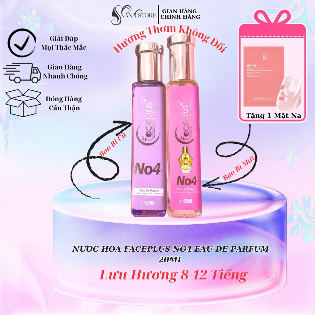 Nước Hoa Faceplus No4 Eau De Parfum 20ML