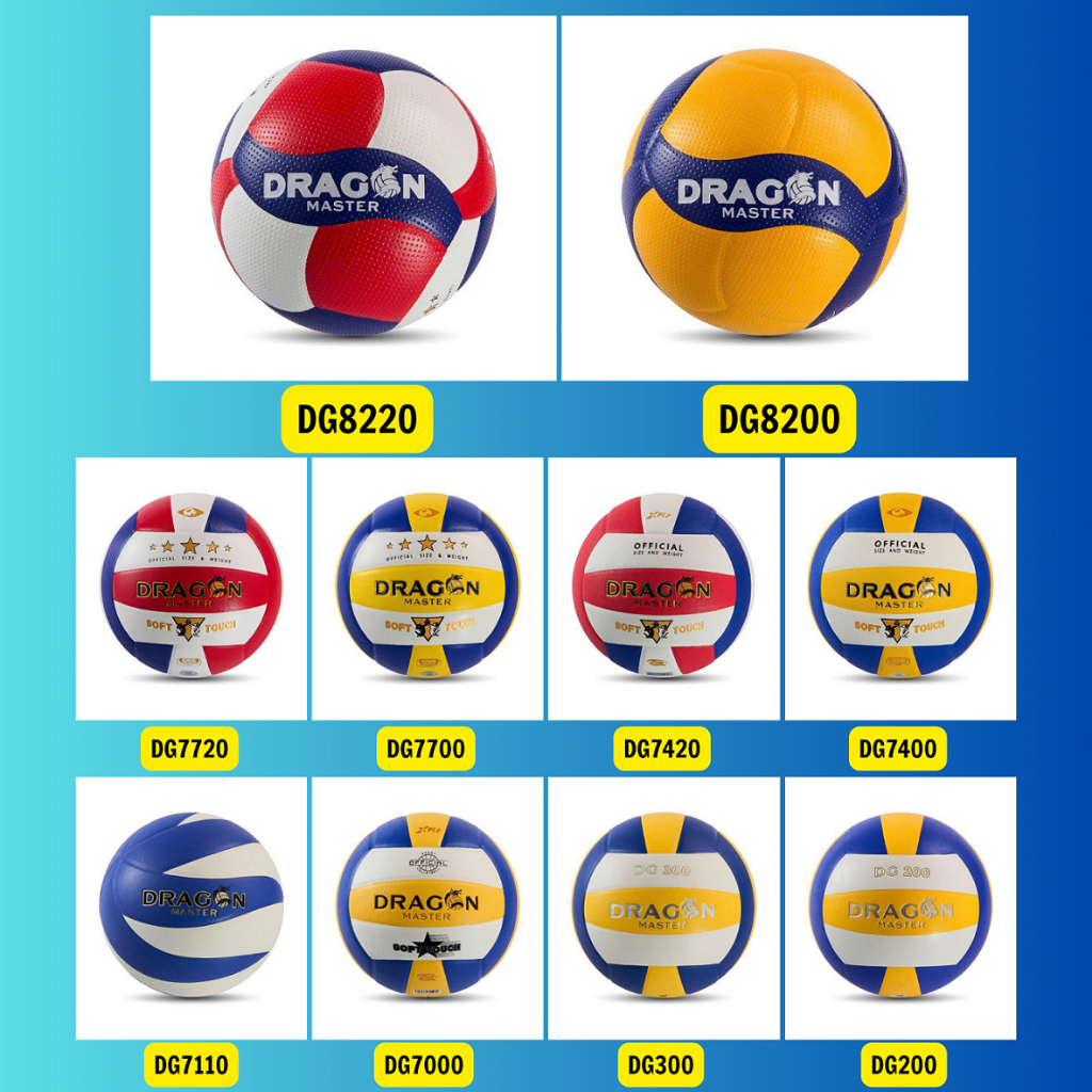 Quả Bóng Chuyền Da Thăng Long DG8200, DG7700, DG7400 Chính Hãng Chuẩn Thi Đấu Chất Liệu Da PU