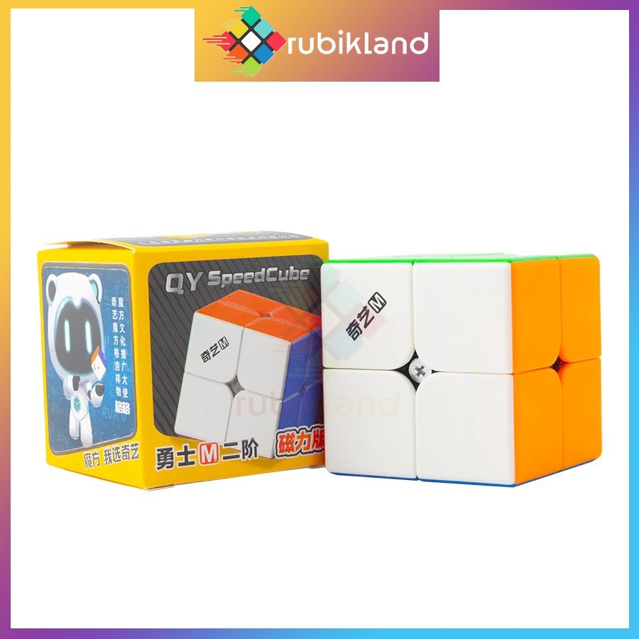 [QiYi] Rubik 2x2 QiYi Warrior M Pro 2025 Stickerless Rubic 2x2x2 Có Nam Châm Đồ Chơi Trí Tuệ Trẻ Em