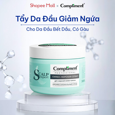 Tẩy Tế Bào Chết Da Đầu Compliment Detox Sạch Sâu, Kiềm Dầu, Ngăn Gàu, Giảm Ngứa 300ml