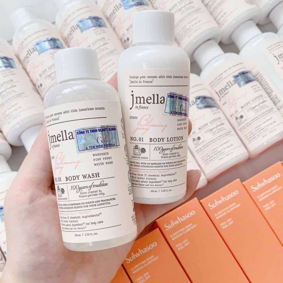 [ Mini ] Sữa Tắm Dưỡng Ẩm Hương Nước Hoa Jmella In France Body Wash 100ml - Leaf Cosmetic