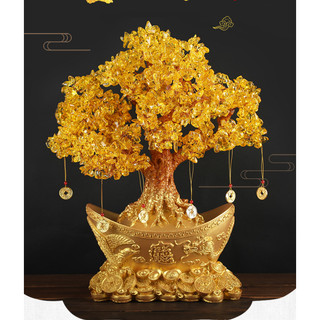 Cây Tài Lộc 22x24,5cm (kèm đồng xu)