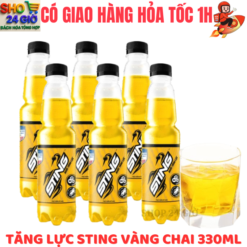 STING Vàng 1 Lốc 6 Chai 330 Ml- Shop 24 Giờ