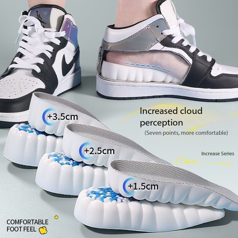 Lót giày tăng chiều cao có đệm khí cả bàn & nửa bàn cao cấp lót giày hỗ trợ chiều cao