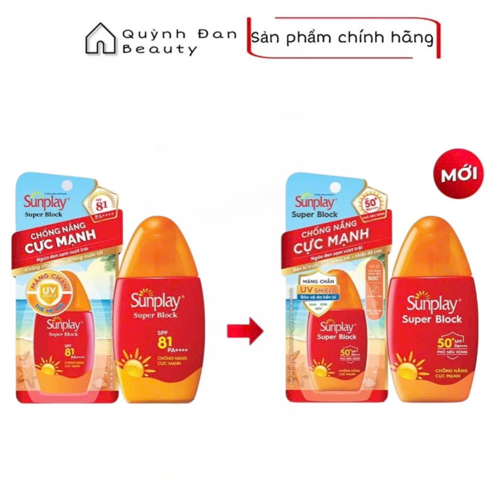 Sữa Chống Nắng Sunplay Super Block SPF 81, PA++++ 70g