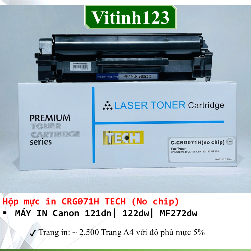 Hộp mực in CRG071H (Canon121dn| 122dw| MF272dw)