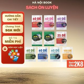Sách - Bộ đề minh hoạ ôn thi THPT 2026 môn Toán, Lý, Hoá, Sinh, Anh, Văn, Sử, Địa - Moonbook