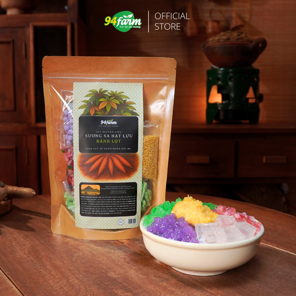 [1 set] Chè Sương sa hạt lựu 94farm nấu 12-15 chén