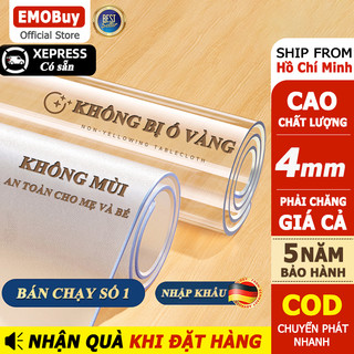  Khăn trải bàn bằng nhựa PVC dẻo không thấm nước trong suốt  Chống dầu Lót Bàn Tấm Chống Trơn Trượt Chống ThấmMiếng 
