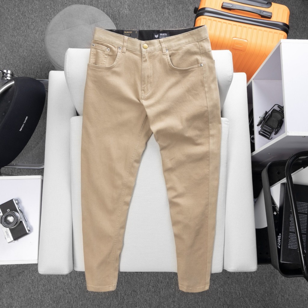 Quần Kaki Gusta co giãn nhiều màu cạp có chun tôn dáng Hàn Quốc - KA03
