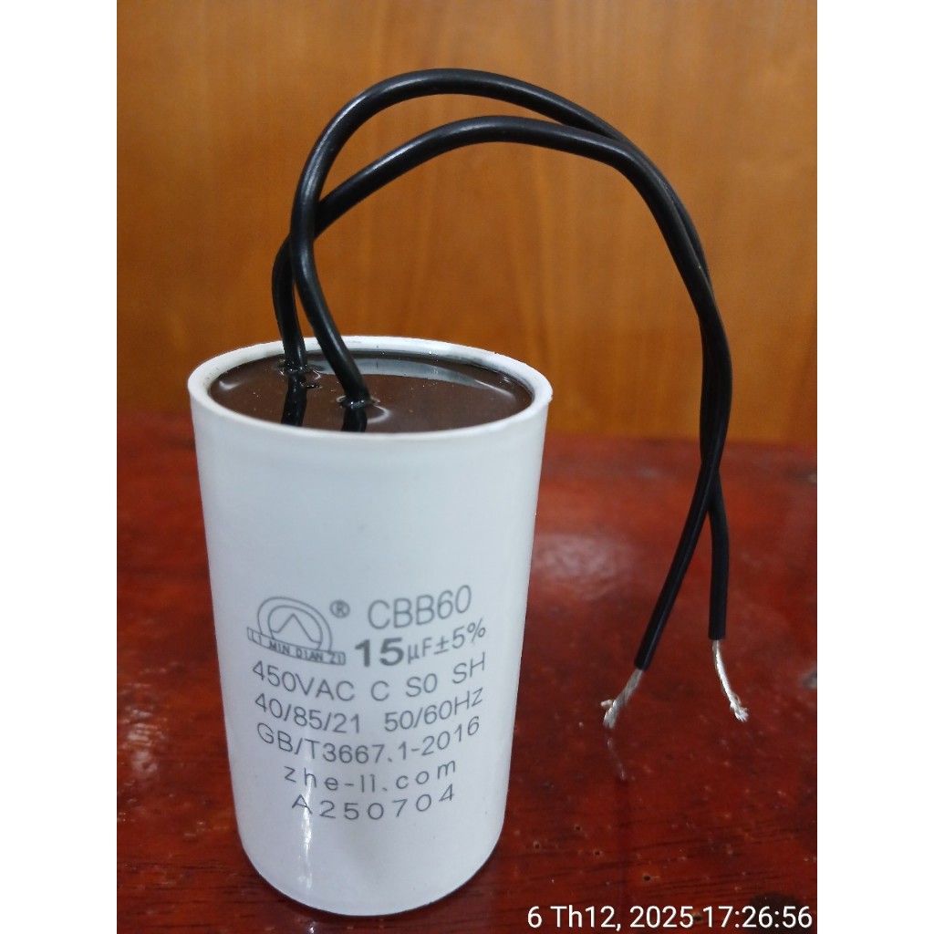 tụ 10uf, 15uf, 20uf, 30uf,, 40uf, -450VAC CBB60 tụ động cơ điện chất lượng cao......*