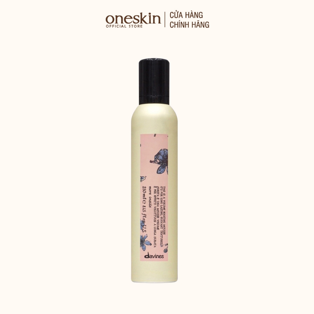 Kem bọt tạo phồng Davines Volume Boosting Mousse 250ML