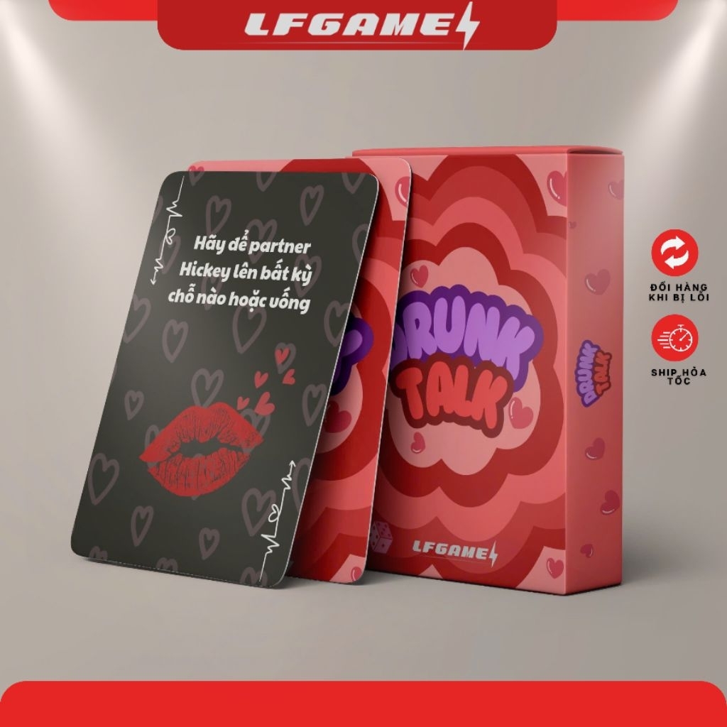 Bộ Bài Tình Yêu drinking game và DRUNK TALK Card Game Gắn Kết Thấu Hiểu