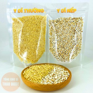 Y dĩ nếp 100g, ý dĩ nếp, hạt bo bo, thơm, bở bùi, dùng nấu cháo, pha trà, hầm canh, nấu sữa hạt