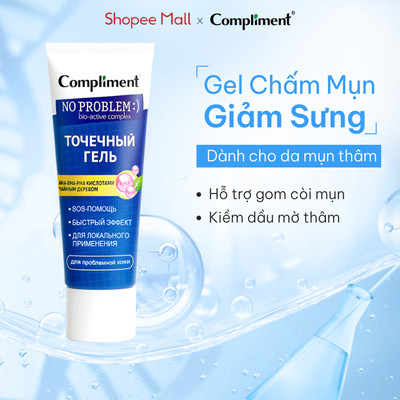 Gel Chấm Mụn Compliment Gom Cồi Nhanh, Giảm Sưng Đỏ, Kiềm Dầu Mờ Thâm Dành Cho Da Mụn 25ml
